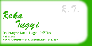 reka tugyi business card
